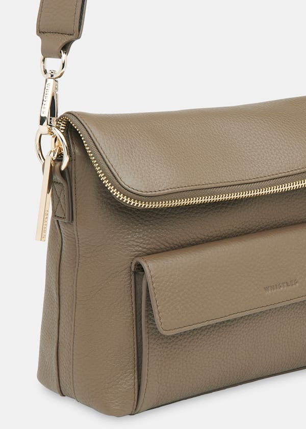 Khaki Vida Crossbody Bag