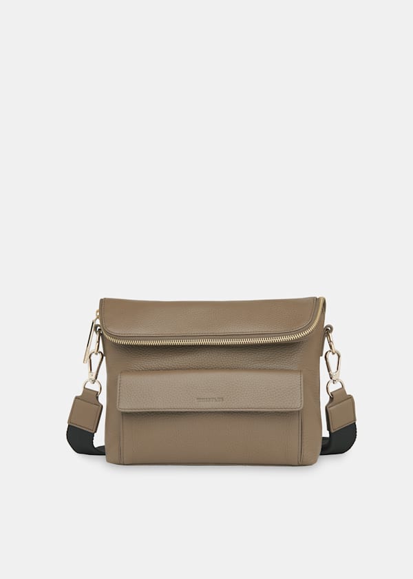 Khaki Vida Crossbody Bag