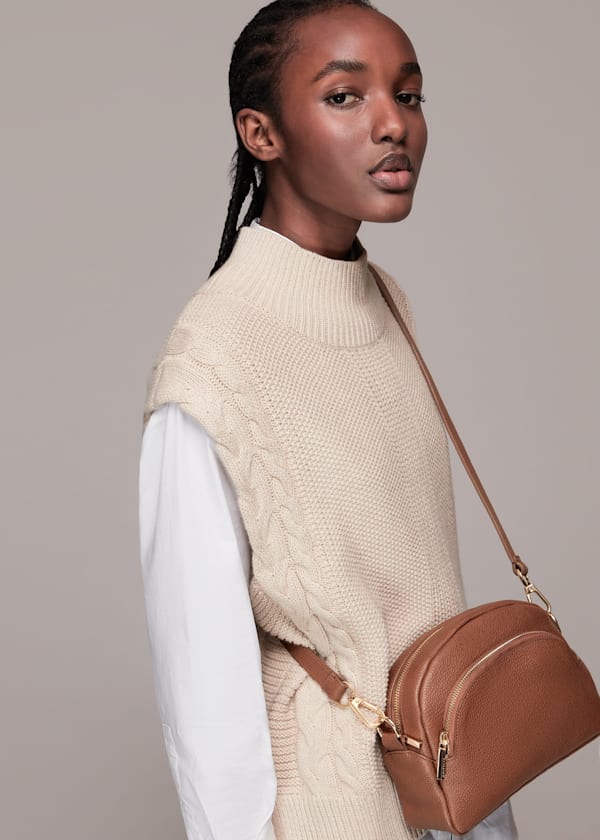 Tan Elmley Crossbody Bag