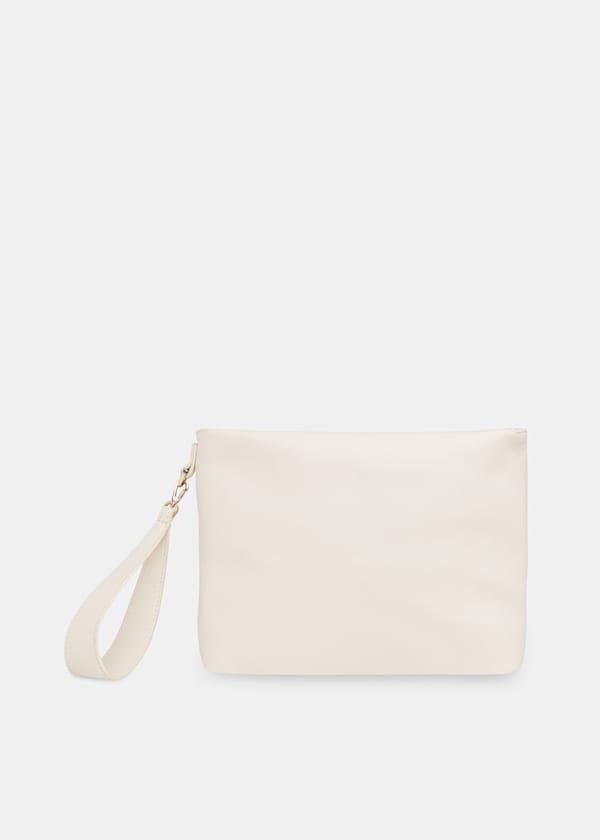 Avah Zip Top Clutch