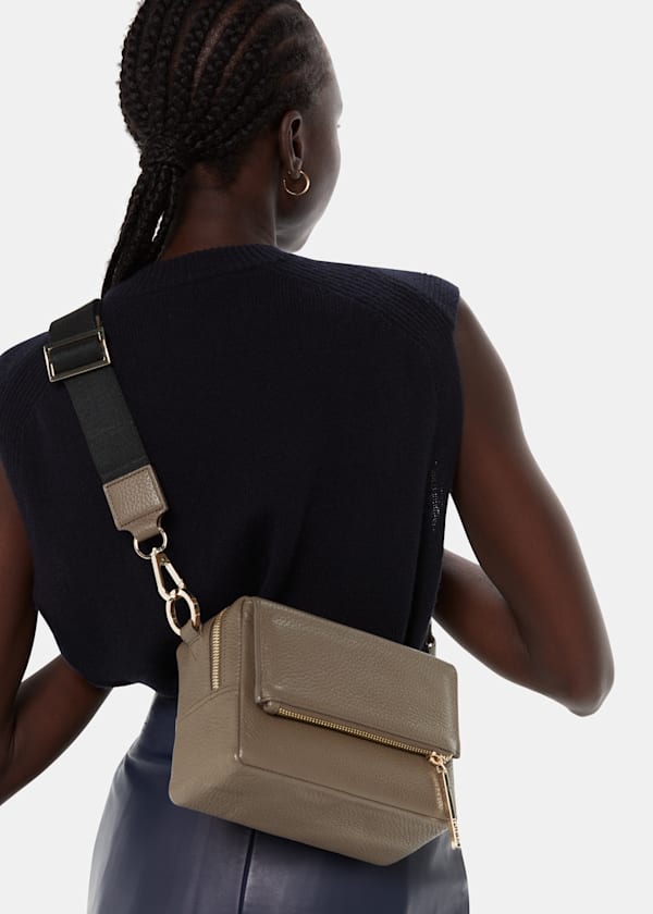 Khaki Bibi Crossbody Bag