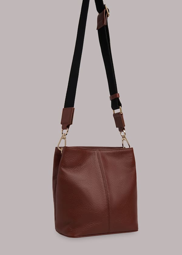 Tan Dion Bucket Bag