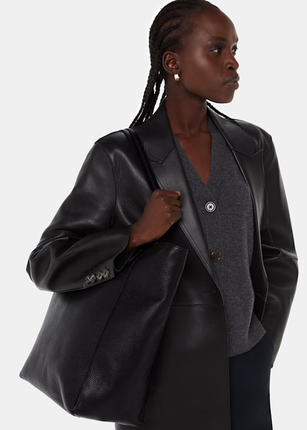 Black Amara Tote Bag