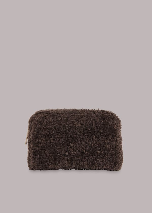Chocolate Corrine Borg Pouch