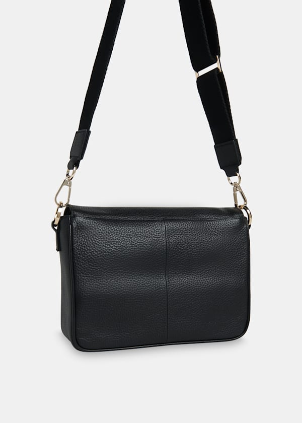 Black Large Bibi Crossbody Bag