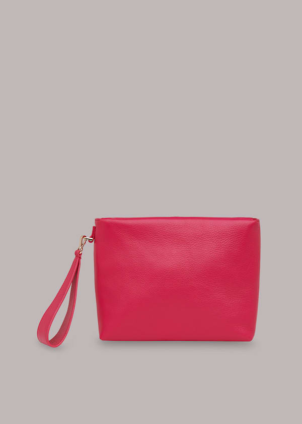 Avah Zip Top Clutch