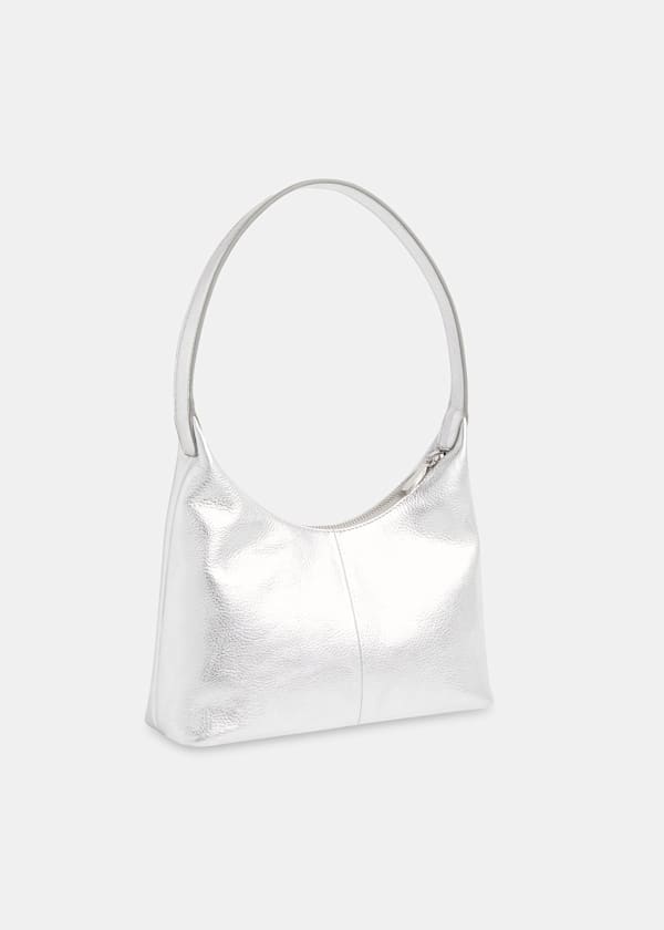 Silver Emmie Top Handle Bag