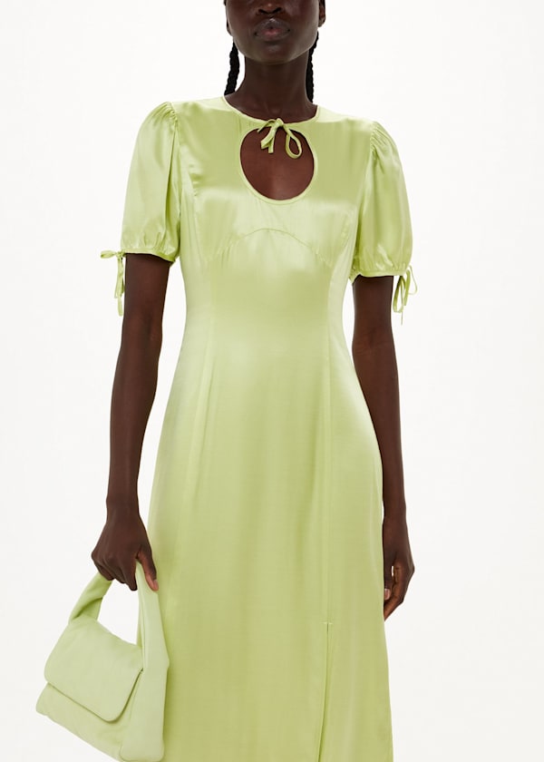 Lime Brooke Puffy Mini Bag