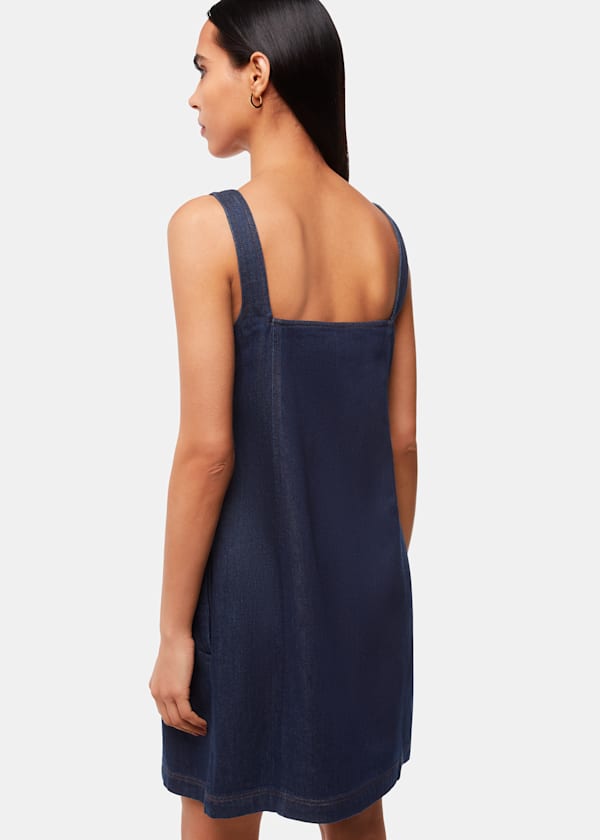 Denim Pinafore Dress