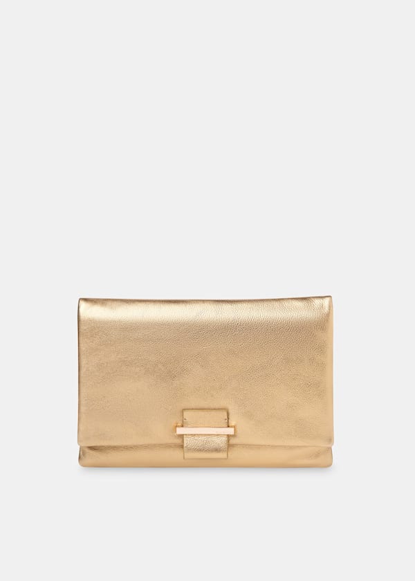 Gold Alicia Clutch
