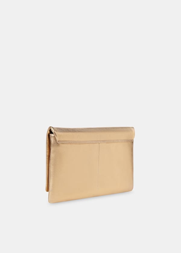 Gold Alicia Clutch