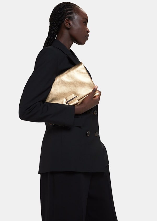 Gold Alicia Clutch