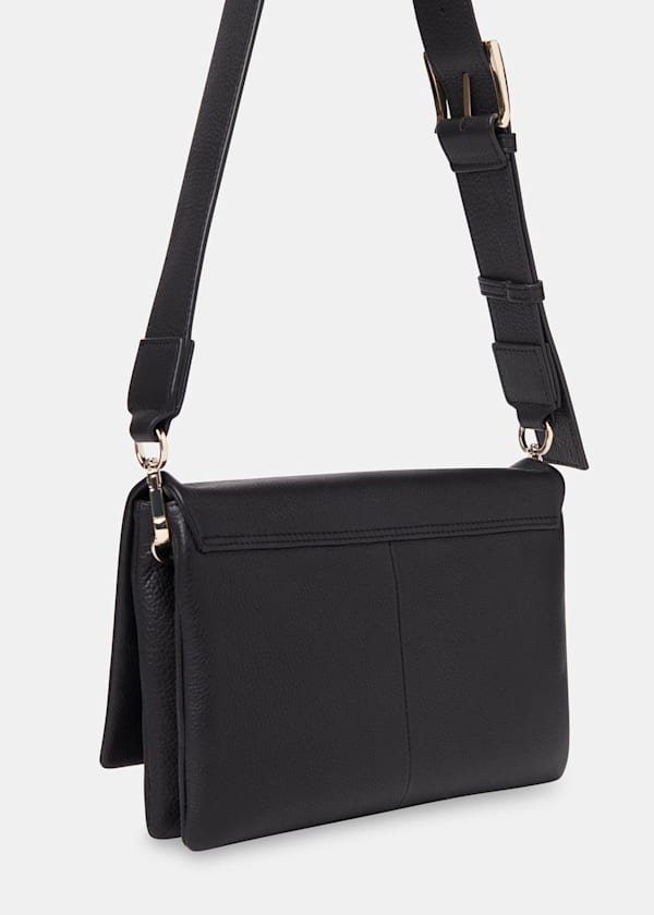 Black Teo Crossbody Bag