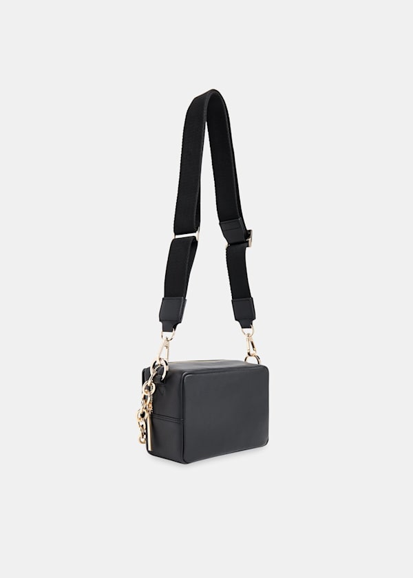 Black Bibi Chain Crossbody Bag