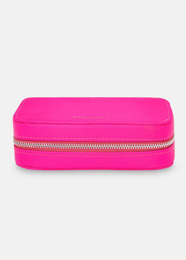 Pink Della Nylon Jewellery Box
