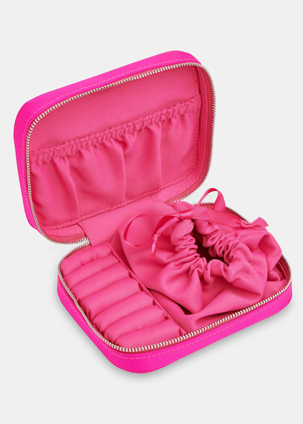 Pink Della Nylon Jewellery Box