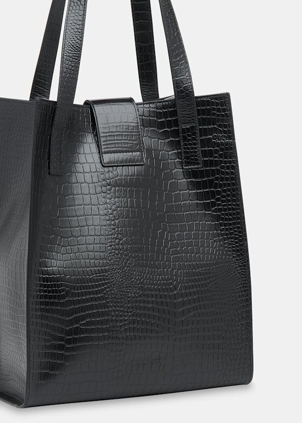 Black Inara Turn Lock Bag