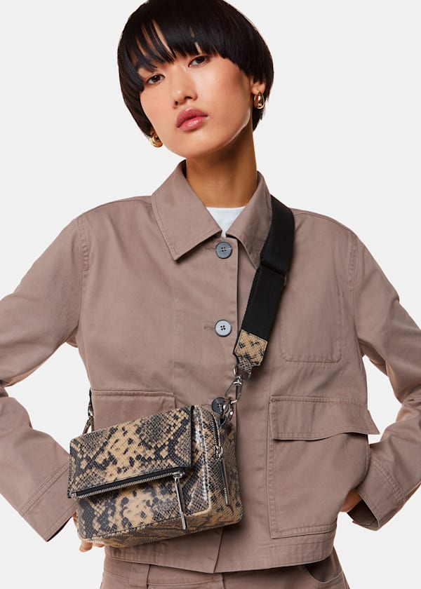 Multicolour Bibi Snake Crossbody Bag