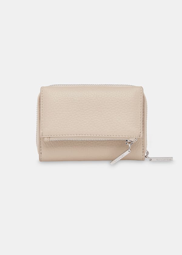 Taupe Bibi Zip Purse