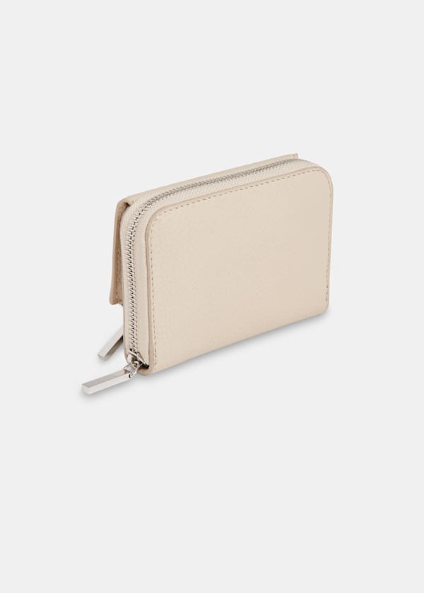 Taupe Bibi Zip Purse