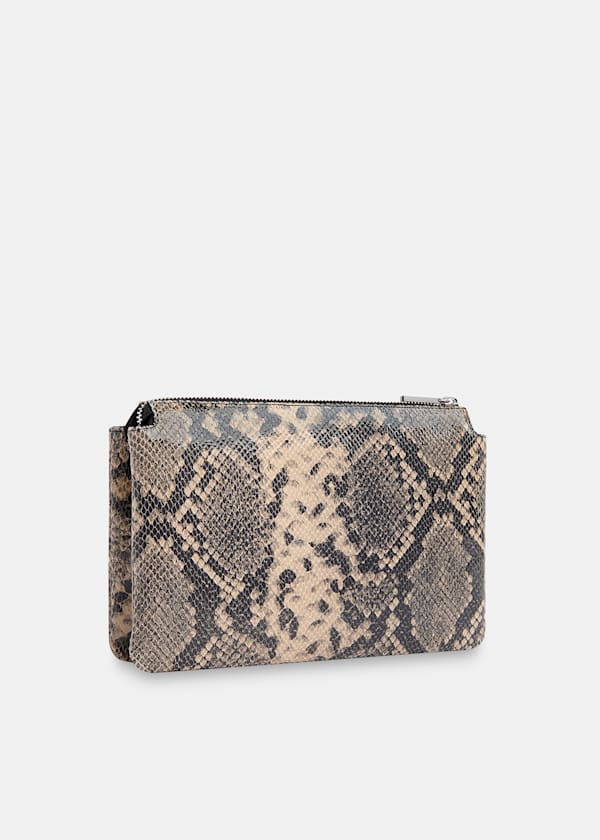Multicolour Elita Snake Double Clutch