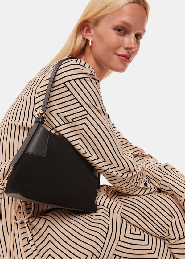 Black Paloma Small Suede Bag