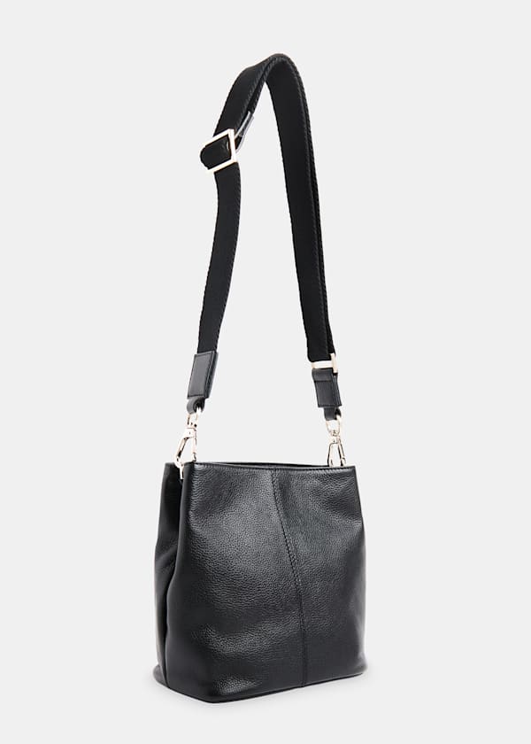 Black Dion Bucket Bag