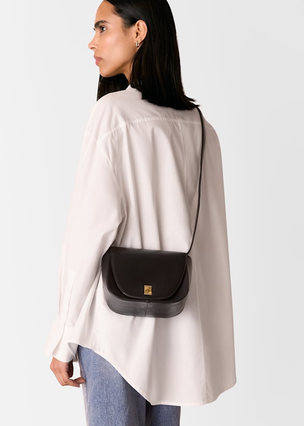 Black Carlota Turnlock Satchel