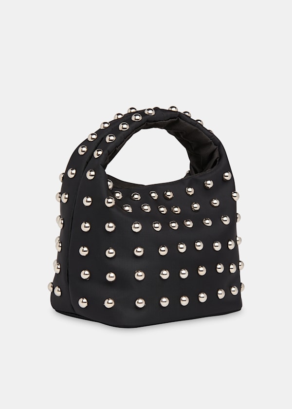 Black Luz Studded Mini Bag