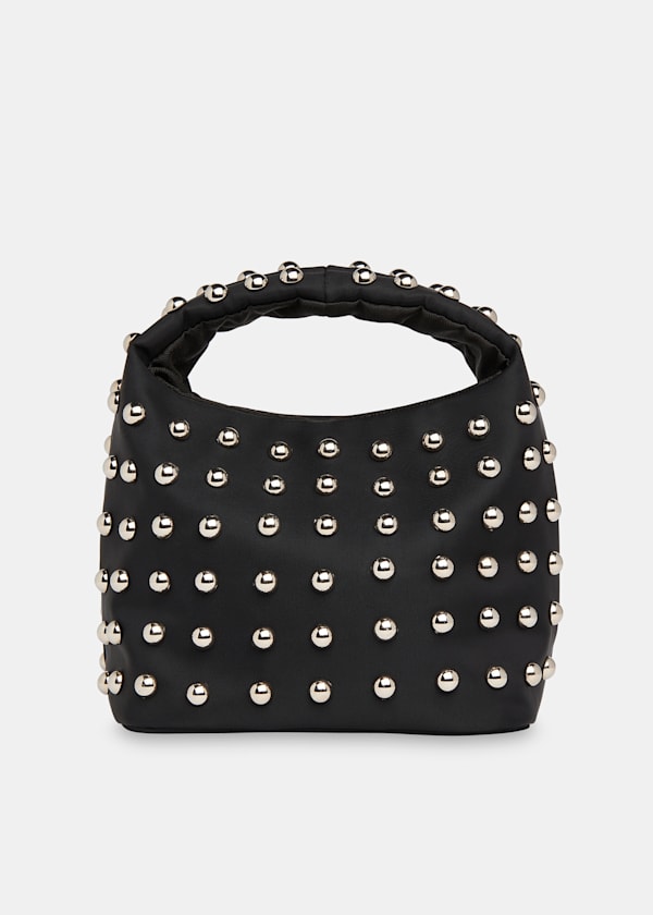 Black Luz Studded Mini Bag