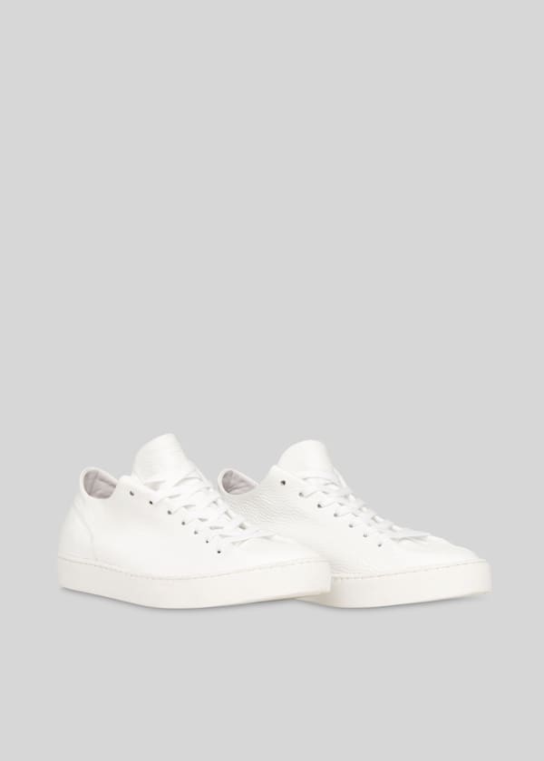White Folly Unlined Soft Trainer