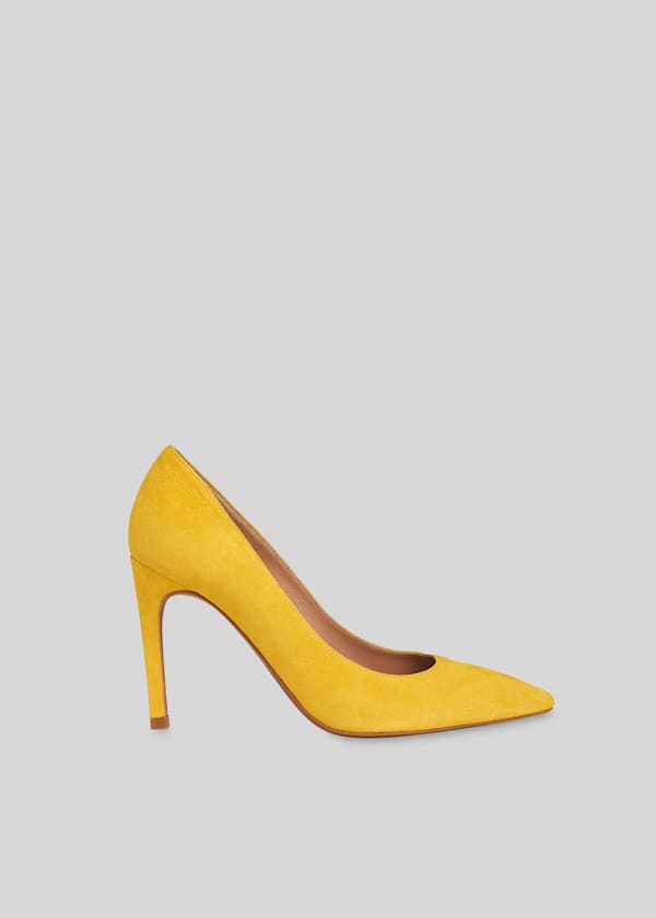 Yellow Cornel Suede Pump