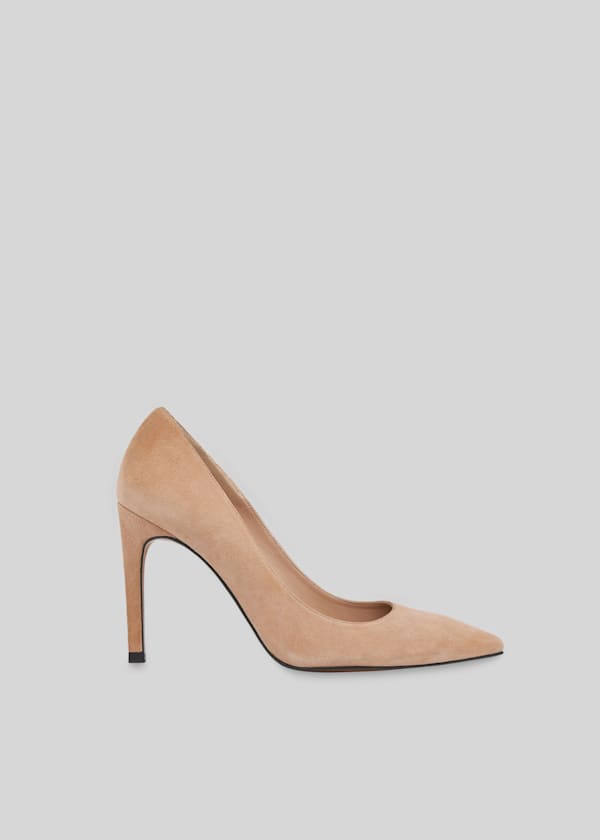 Nude Cornel Suede Point Pump