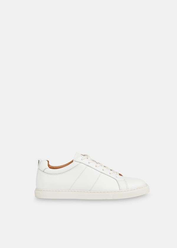 White Koki Lace Up Trainer
