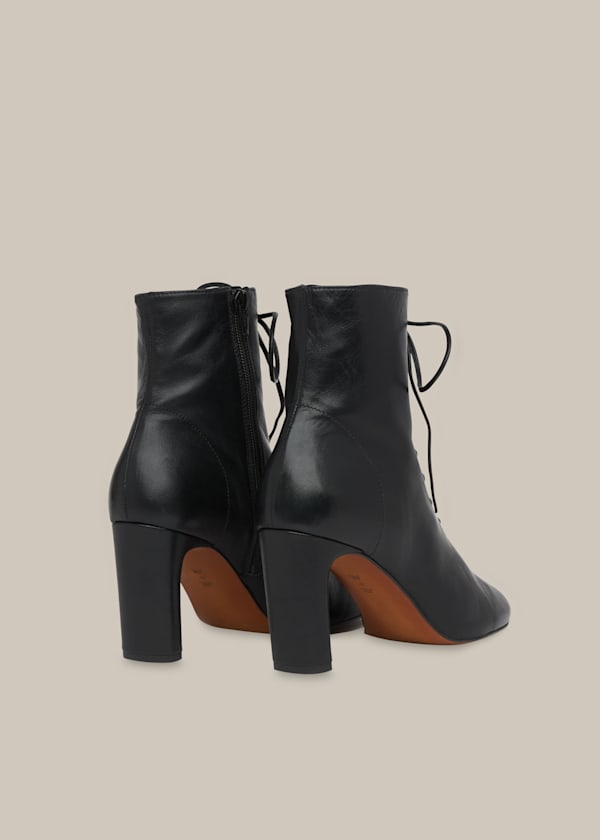 Black Dahlia Lace Up Boot