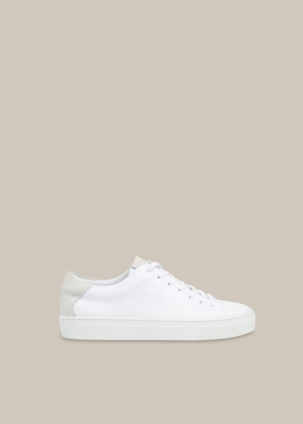 White Raife Minimal Sneaker 