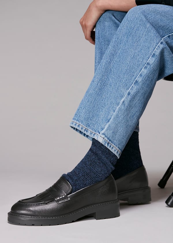 Black Camber Chunky Loafer