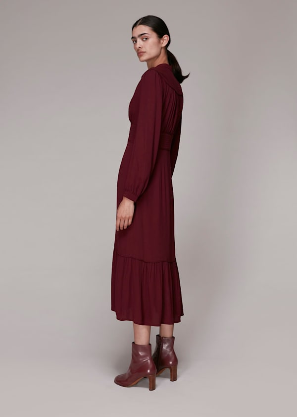 Plum Daphne Heeled Ankle Boot