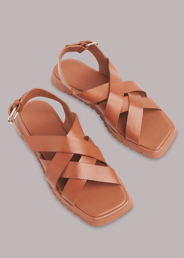 Tan Ren Woven Sandal