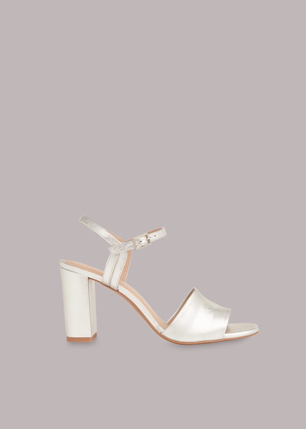 Lilley High Block Heel Sandal