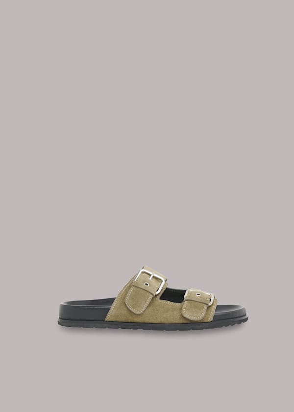Khaki Bodie Double Buckle Slide