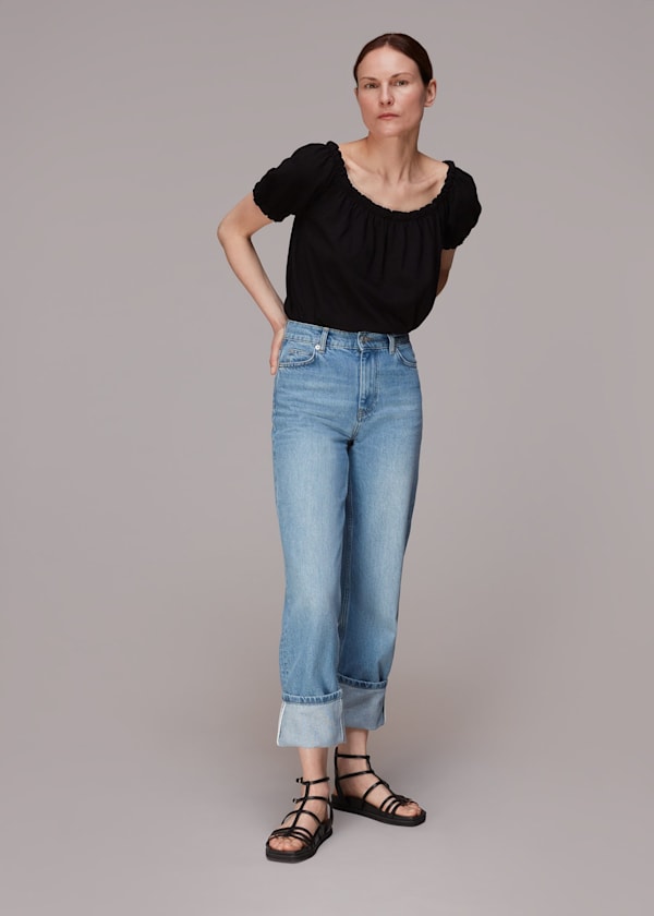 Black Harlan Strappy Sandal