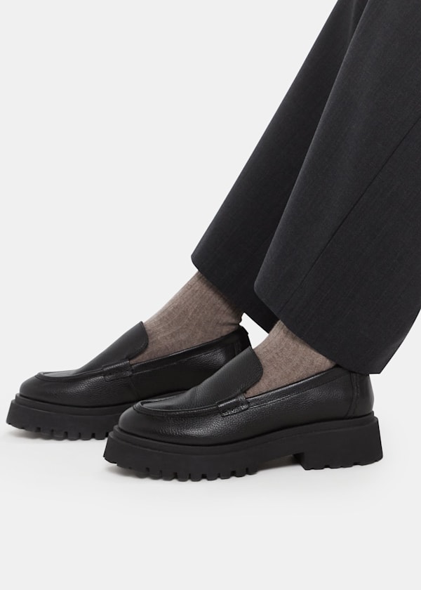 Black Aerton Chunky Loafer