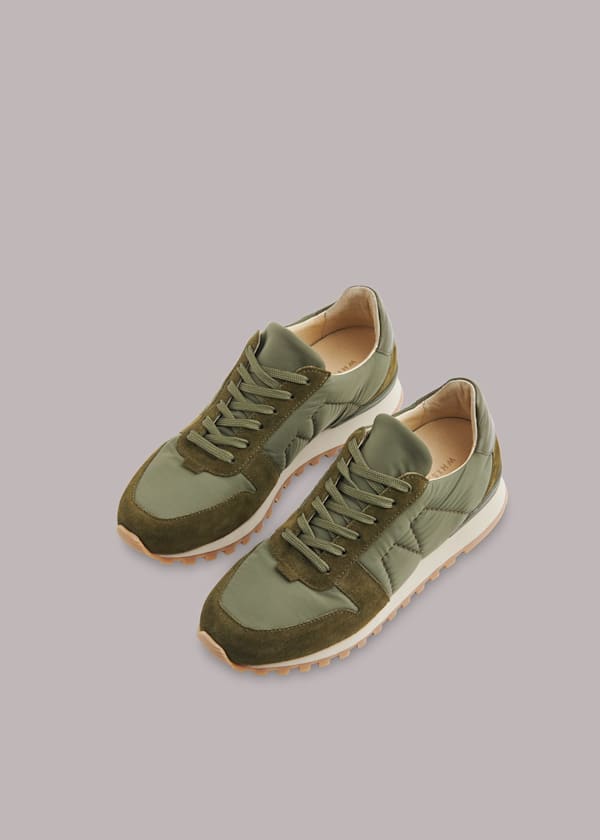 Khaki Silas Padded Runner