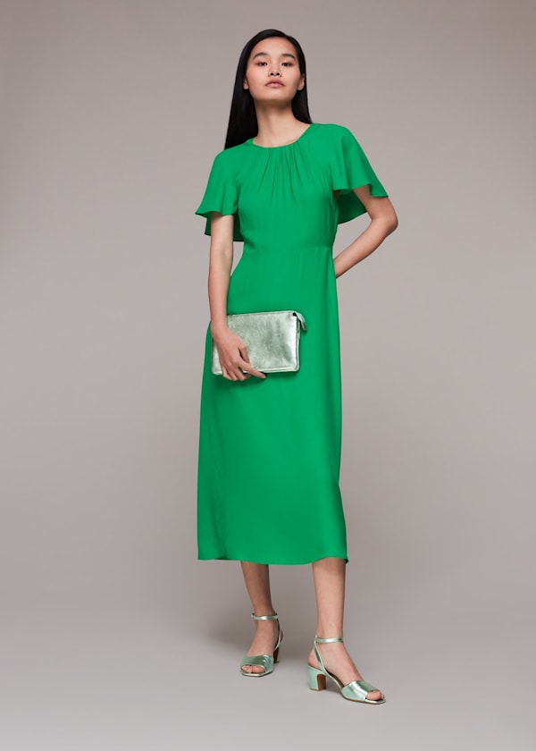 Green Emerson Block Heel Sandal