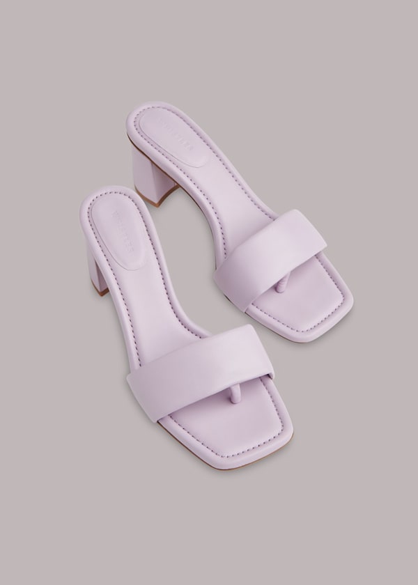Lilac Marie Slip On Mule