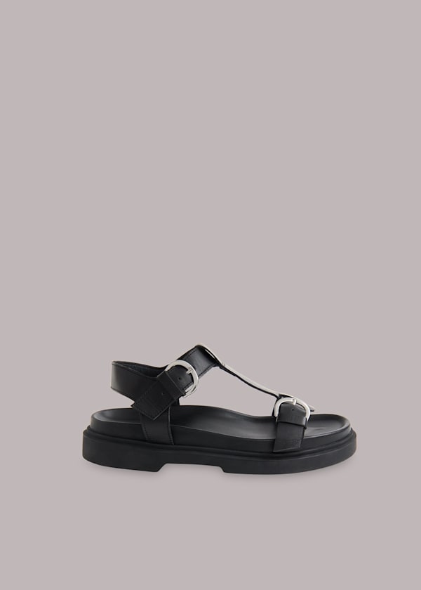 Porto Double Buckle Sandal