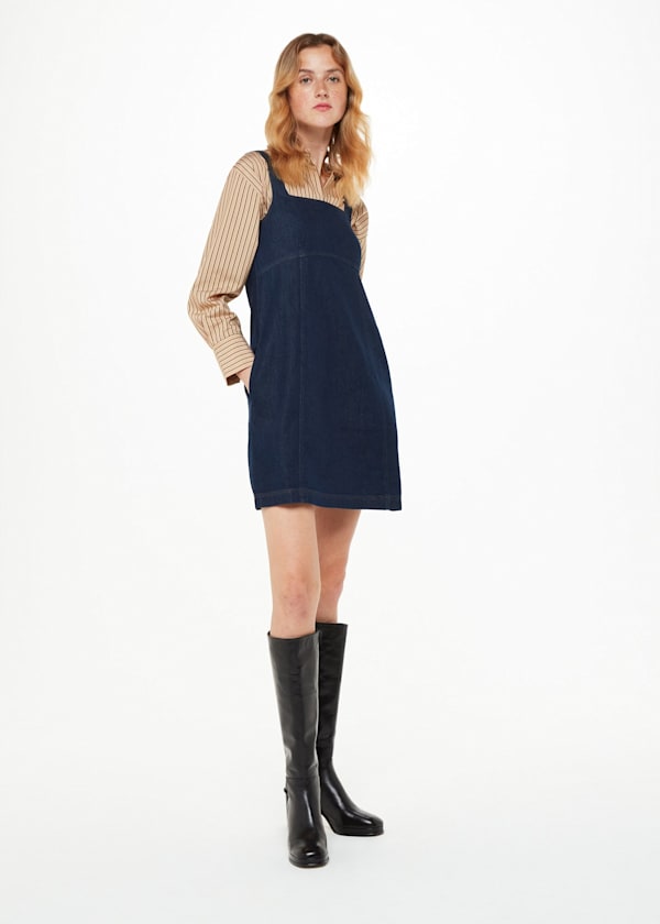 Black Clara Knee High Heeled Boot