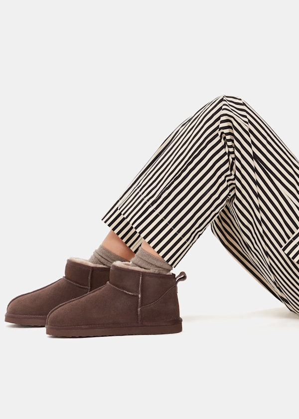 Taupe Mable Slipper Boot