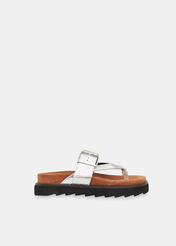 Sutton Toe Post Buckle Sandal